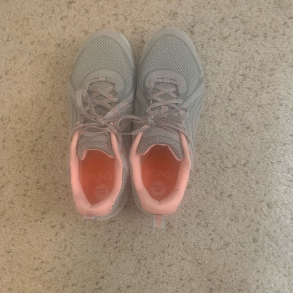 Ryka Gray and Pink Athletic Shoes for Active Comfort